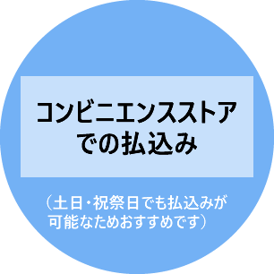 コンビニエンスストアでの払込